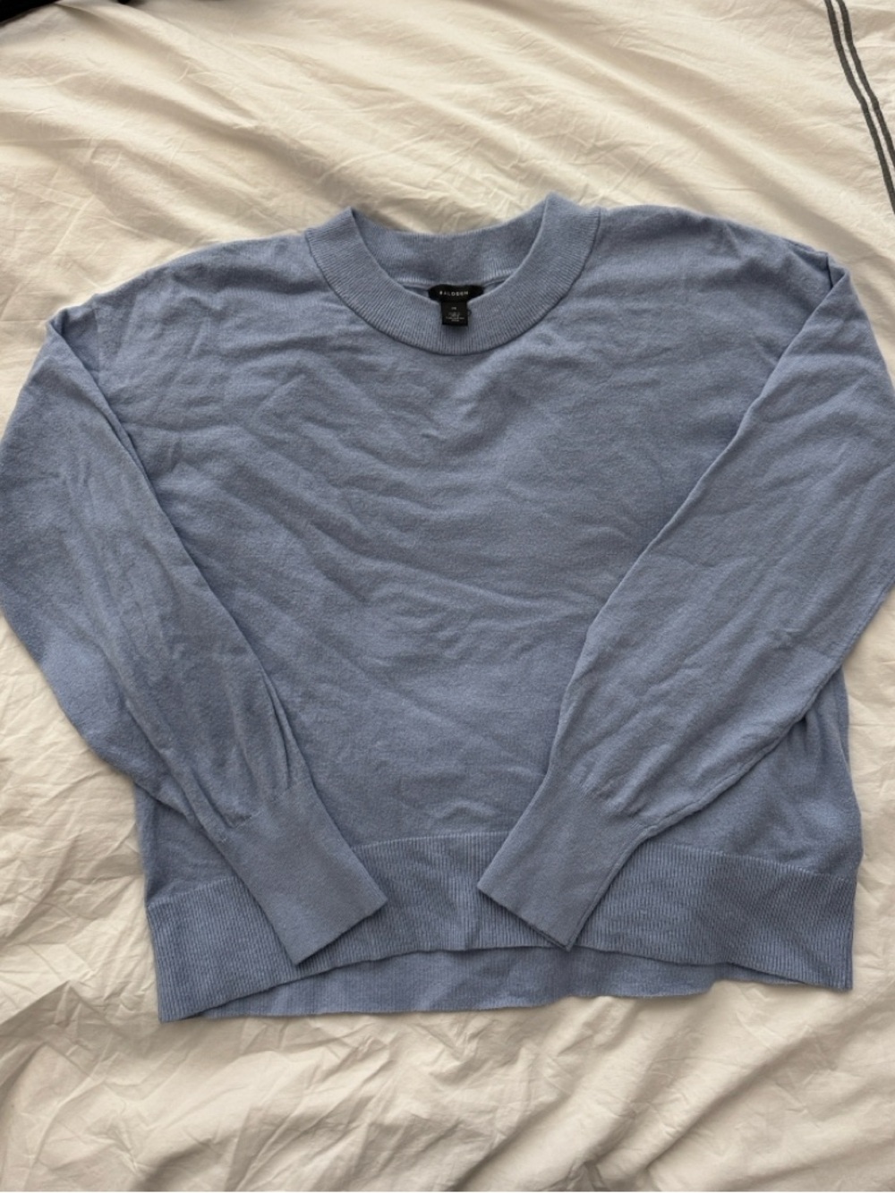 Halogen Sky Blue Crewneck Sweater